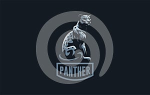 The image of a coguar or panter.